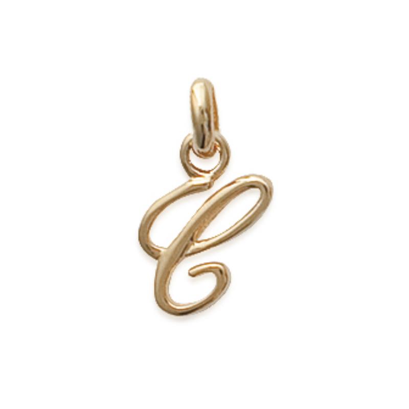 Coque de Nacre Pendentif initiale plaqué or 24811553