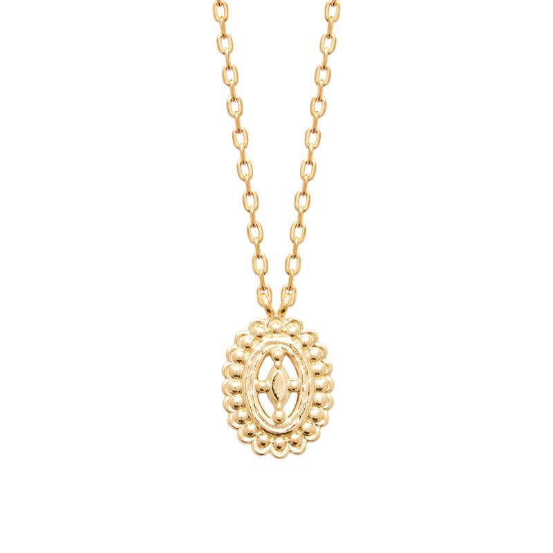 Coque de Nacre Collier plaqué or 922238