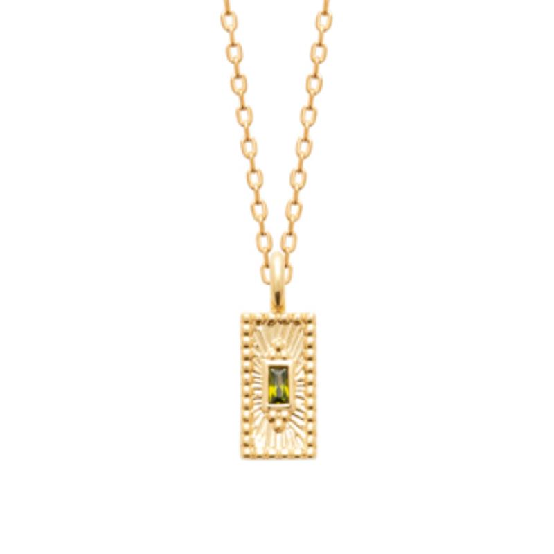 Coque de Nacre Collier plaqué or 974083