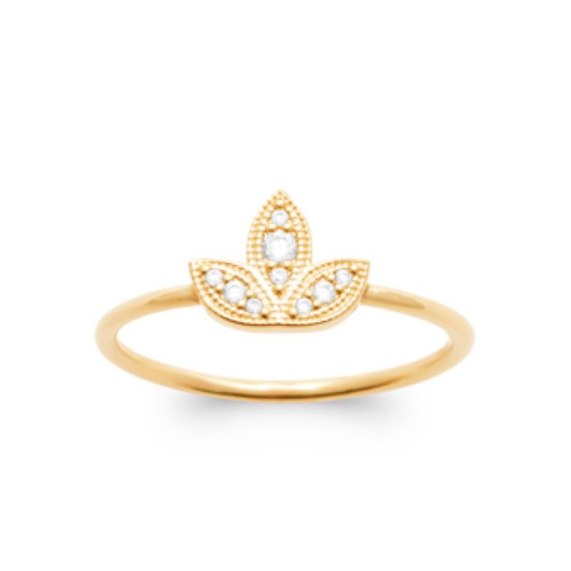 Coque de Nacre Bague plaqué or 2988810