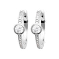 Coque de Nacre Créoles argent 1644110