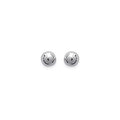 Coque de Nacre Puces d'oreilles argent 70240323