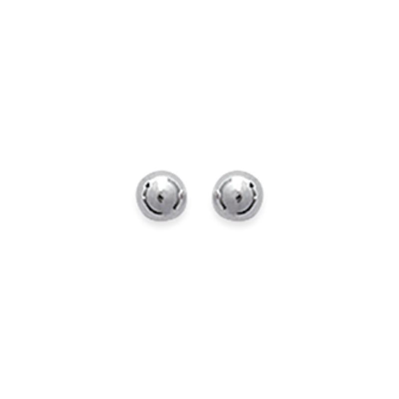 Coque de Nacre Puces d'oreilles argent 70240323