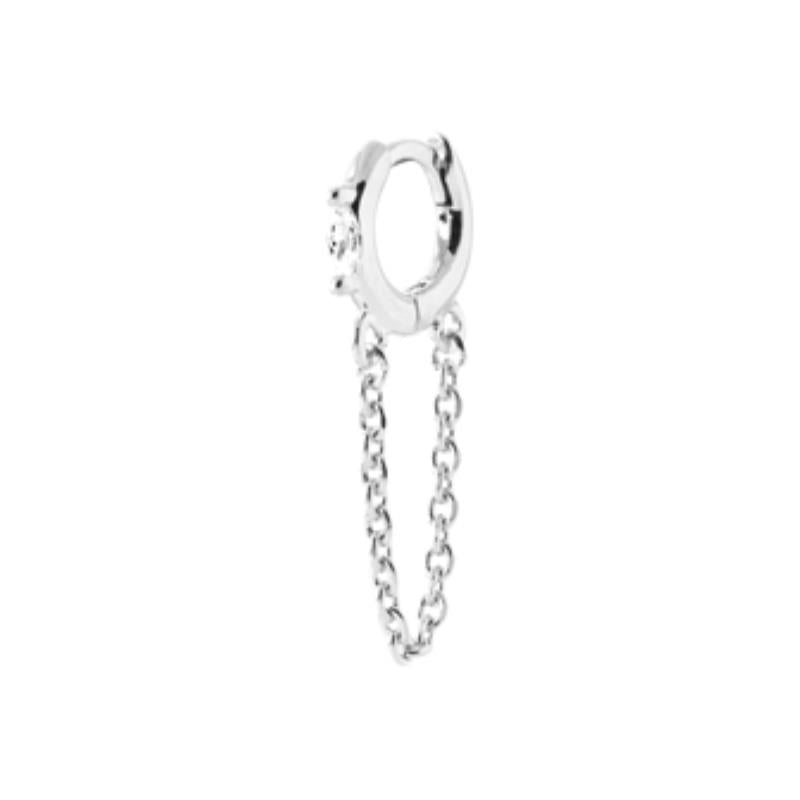 Coque de Nacre Créoles argent 1676010