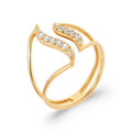 Coque de Nacre Bague plaqué or 20010110