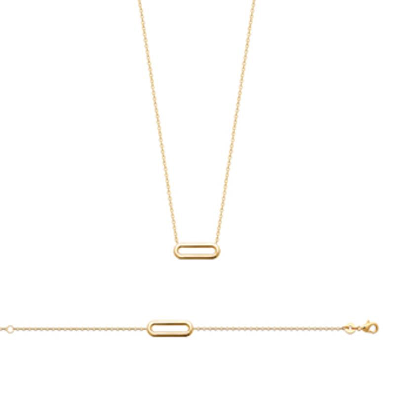 Coque de Nacre Collier plaqué or 921798