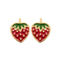 Coque de Nacre Puces d'oreilles plaqué or 23011600