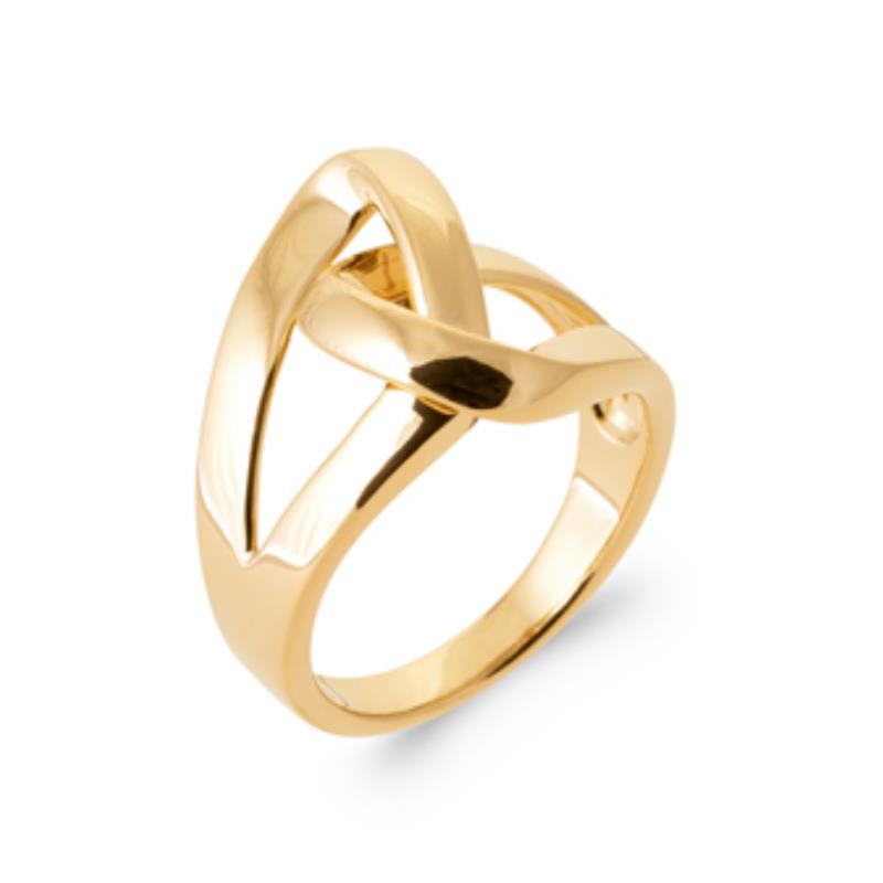 Coque de Nacre Bague plaqué or 2133400