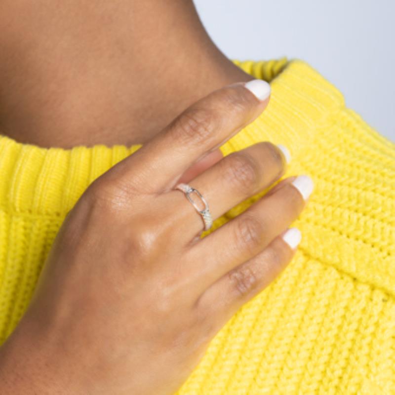 Coque de Nacre Bague argent 7973800