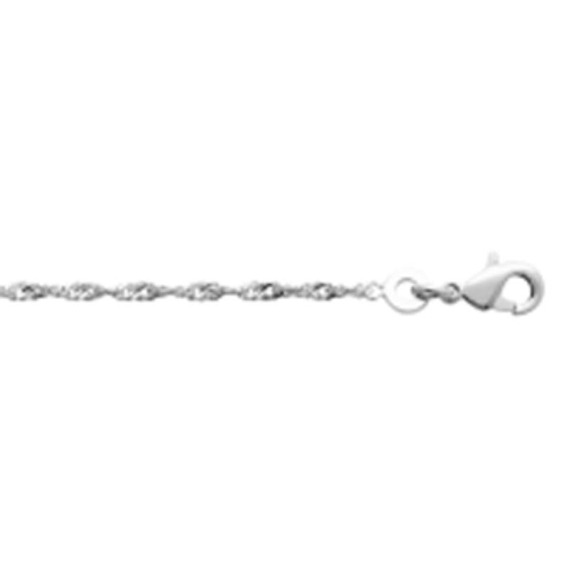 Coque de Nacre Chaîne maille singapour argent 786006