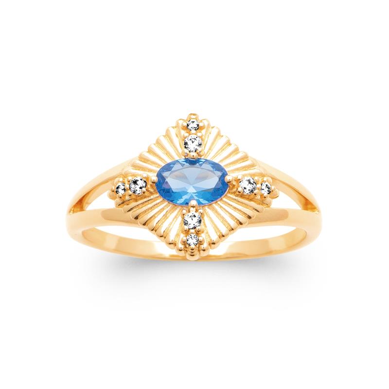 Coque de Nacre Bague plaqué or 20019140