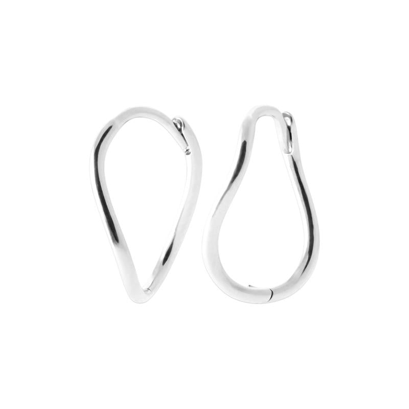 Coque de Nacre Créoles argent 7672600
