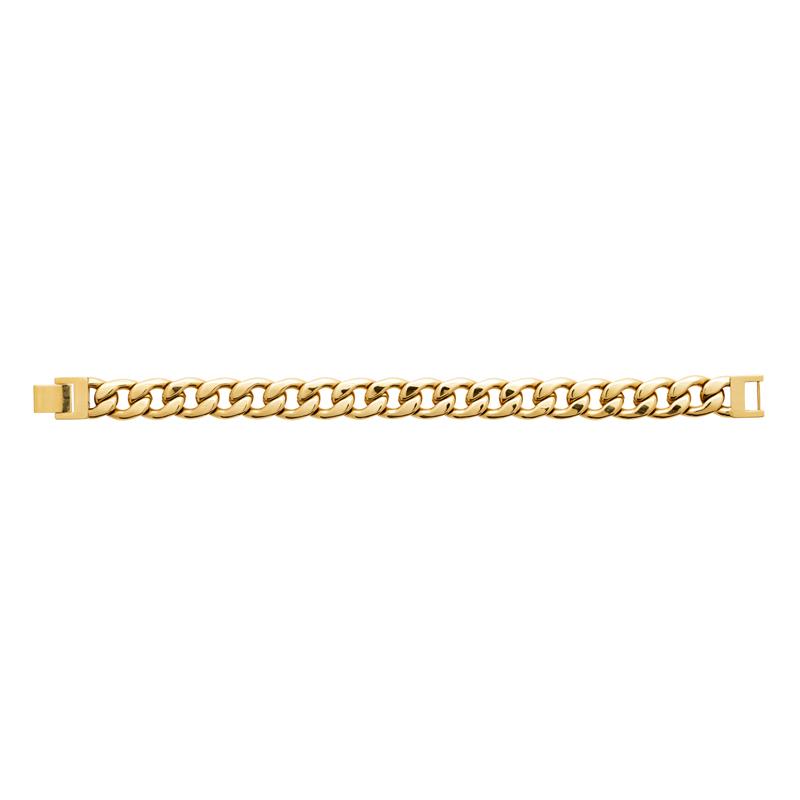 Coque de Nacre Chaîne acier doré 312328