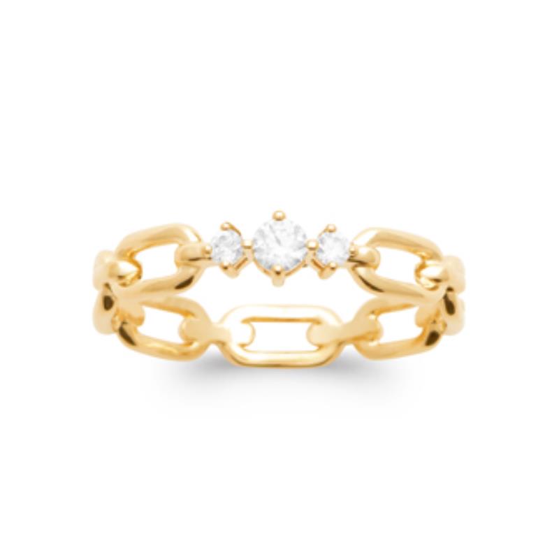 Coque de Nacre Bague plaqué or 2989110