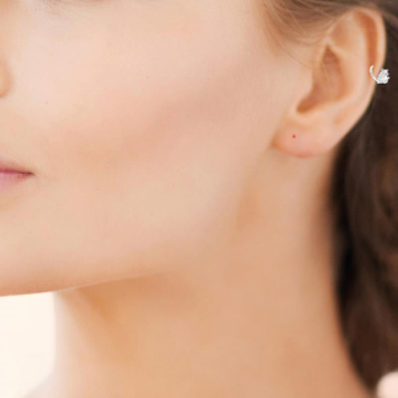 Coque de Nacre Créoles argent 1675410