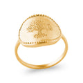 Coque de Nacre Bague plaqué or 2283200