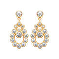 Coque de Nacre Boucles d'oreilles pendantes plaqué or 23089810