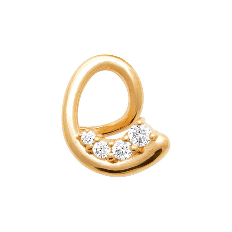 Coque de Nacre Boucles d'oreilles plaqué or 23081410