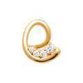 Coque de Nacre Boucles d'oreilles plaqué or 23081410