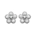 Coque de Nacre Puces d'oreilles argent 1510010