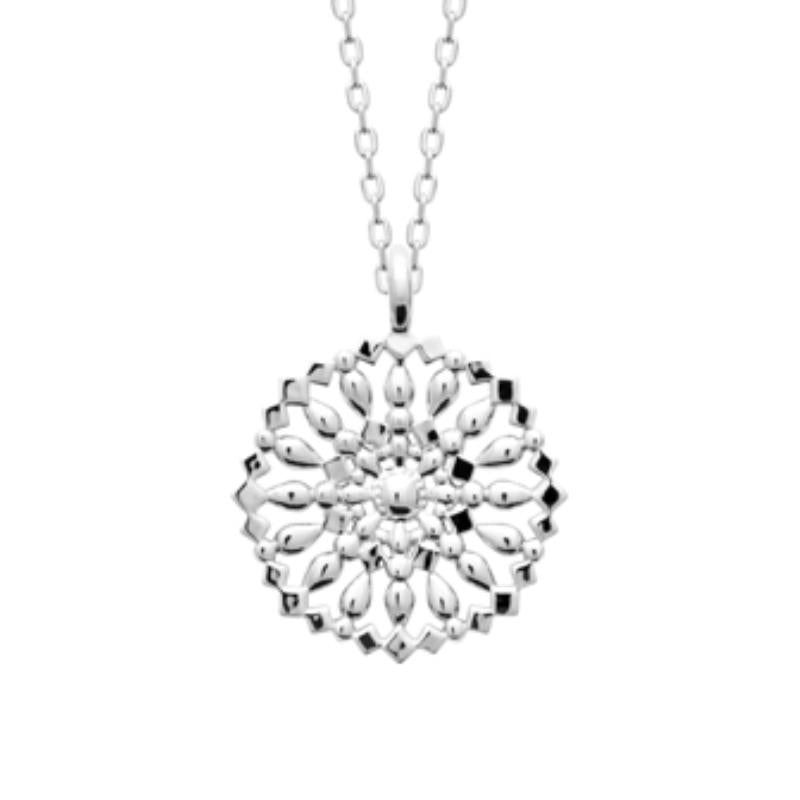 Coque de Nacre Collier argent 722219