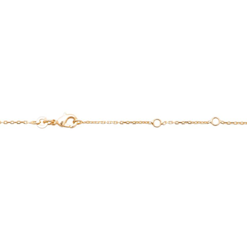 Coque de Nacre Chaîne maille forçat plaqué or 223035