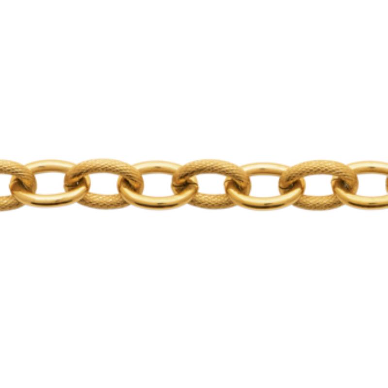 Coque de Nacre Bracelet acier doré 312204