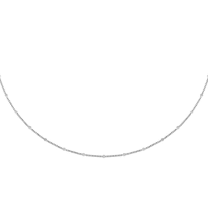 Coque de Nacre Chaîne argent 722208