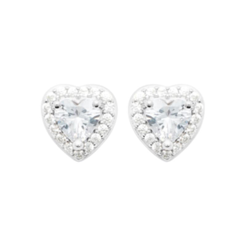 Coque de Nacre Puces d'oreilles argent 13046410