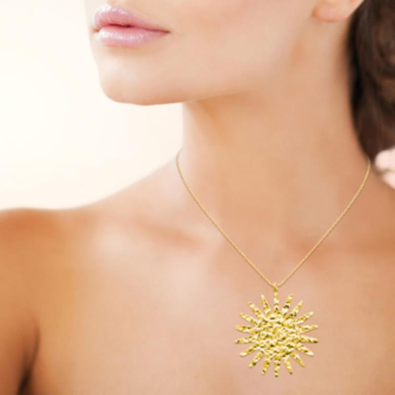 Izee Collier acier doré 312240