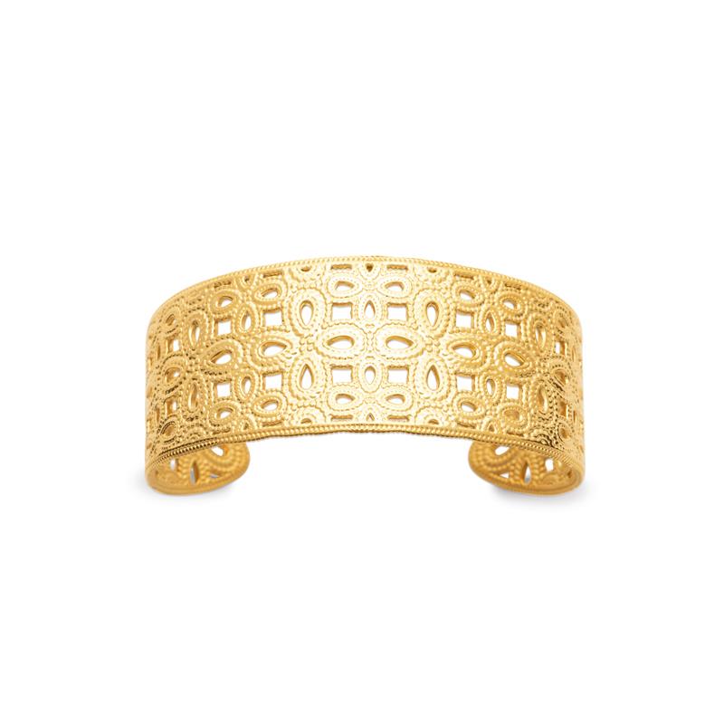 Coque de Nacre Collier acier doré 312393