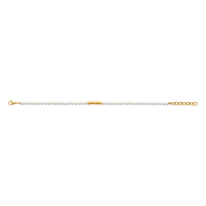 Coque de Nacre Bracelet acier doré 312364