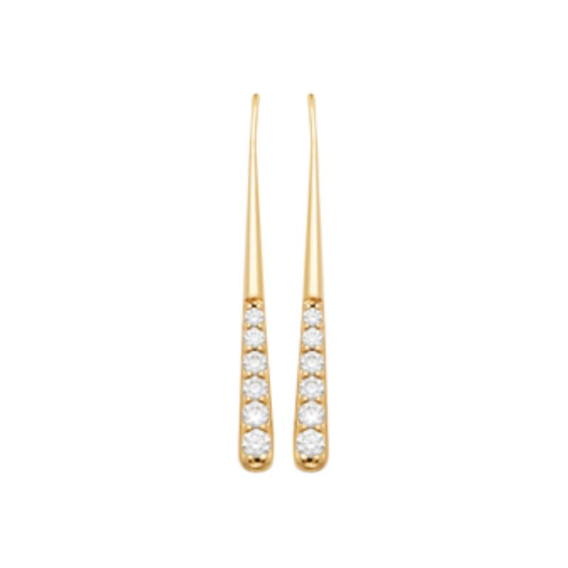 Coque de Nacre Boucles d'oreilles pendantes plaqué or 23013210
