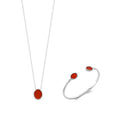 Coque de Nacre Collier argent 873580