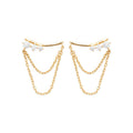 Coque de Nacre Boucles d'oreilles plaqué or 23043510