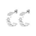 Coque de Nacre Créoles argent 1676610