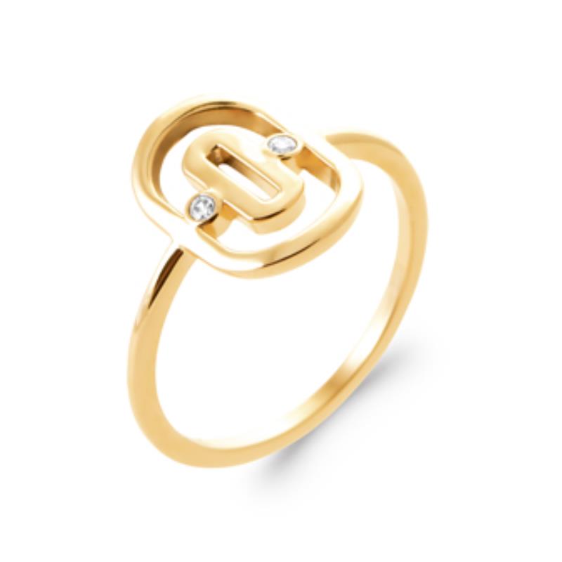 Coque de Nacre Bague plaqué or 2983010