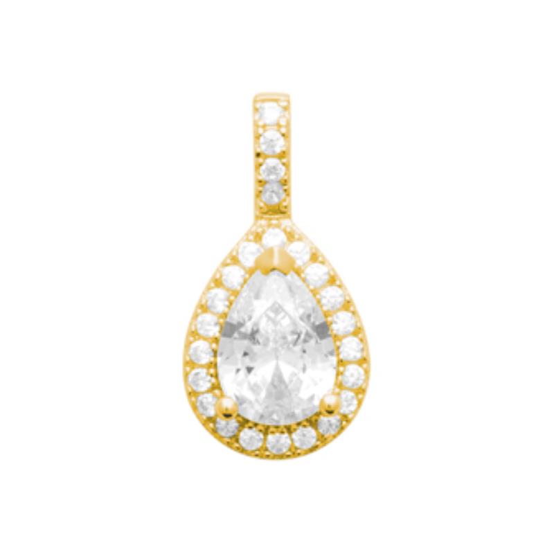 Coque de Nacre Pendentif plaqué or 2778010