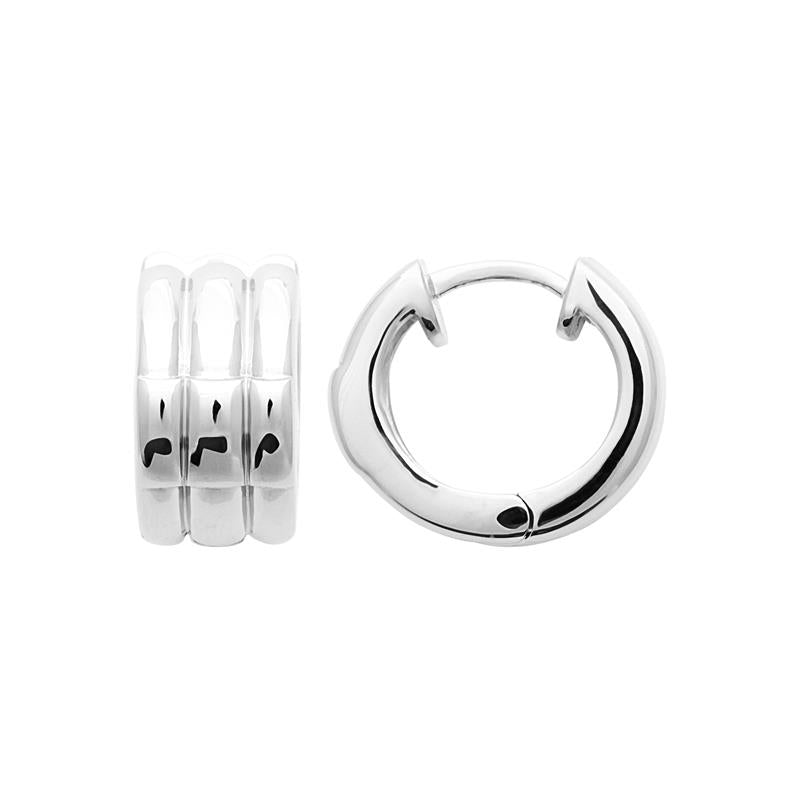 Coque de Nacre Créoles plaqué argent 4671000