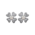 Coque de Nacre Puces d'oreilles argent 13007510