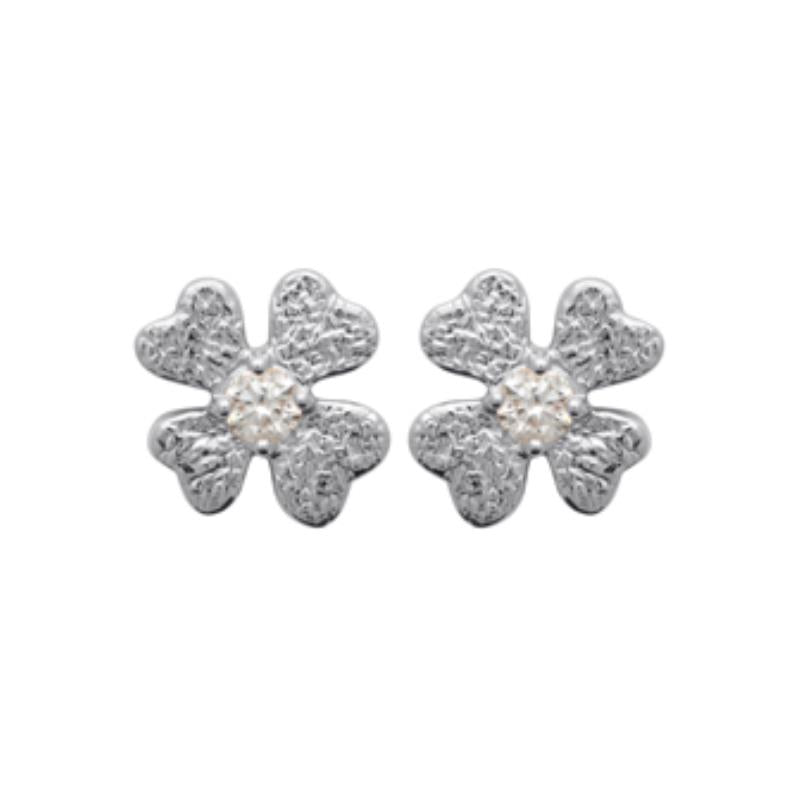 Coque de Nacre Puces d'oreilles argent 13007510