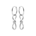 Coque de Nacre Créoles argent 1669710