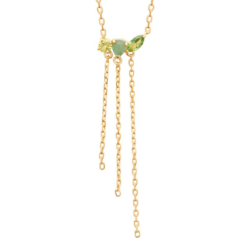 Coque de Nacre Collier plaqué or 974029