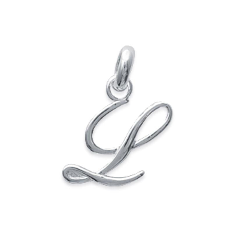 Coque de Nacre Pendentif initiale argent 148115512