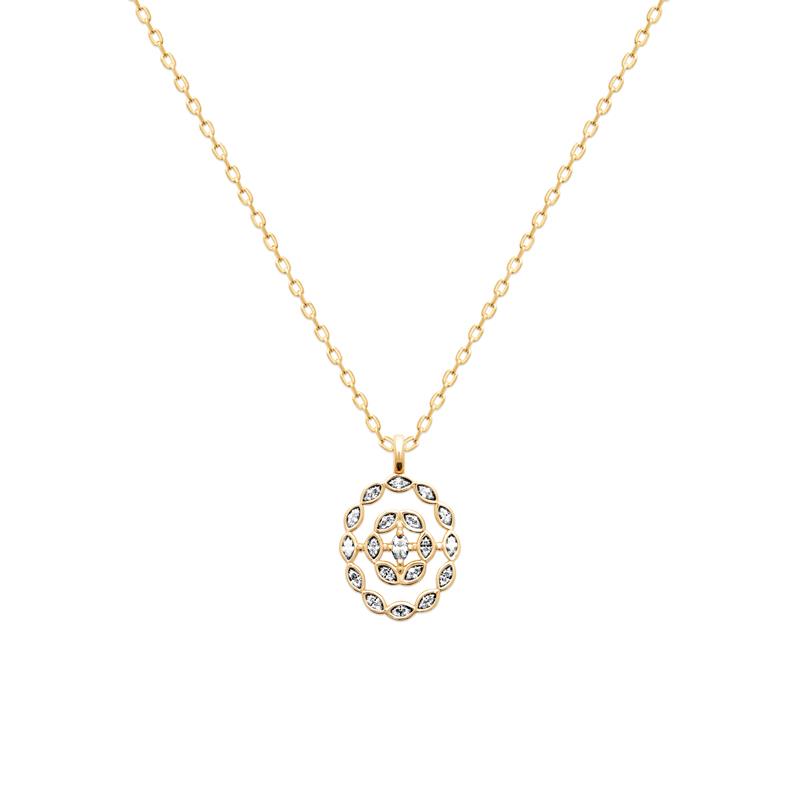 Coque de Nacre Pendentif plaqué or 2788610