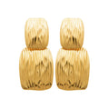 Coque de Nacre Boucles d'oreilles acier doré 3115509