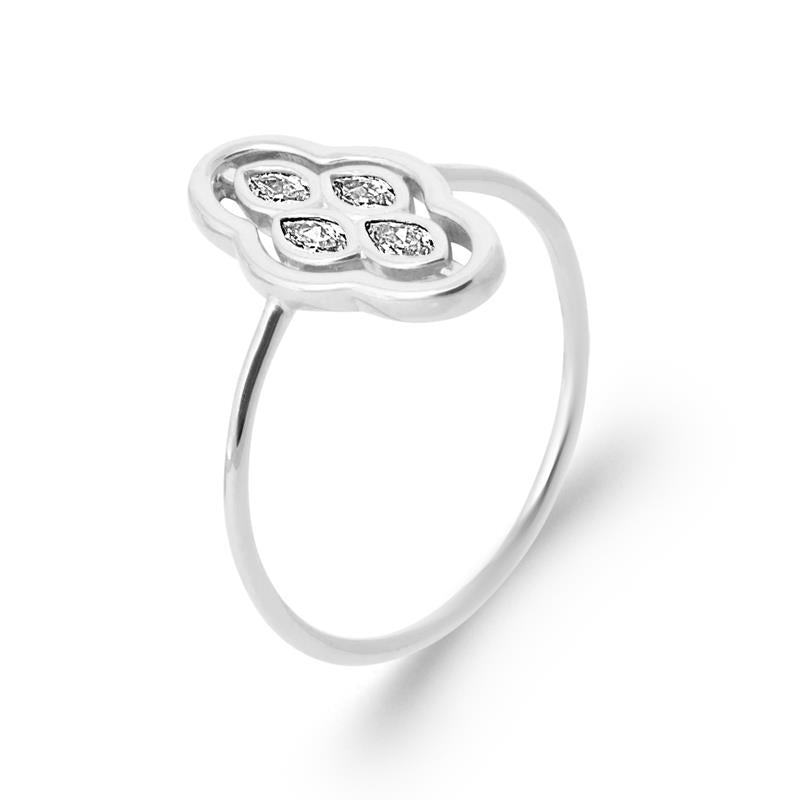 Coque de Nacre Bague argent 10009510