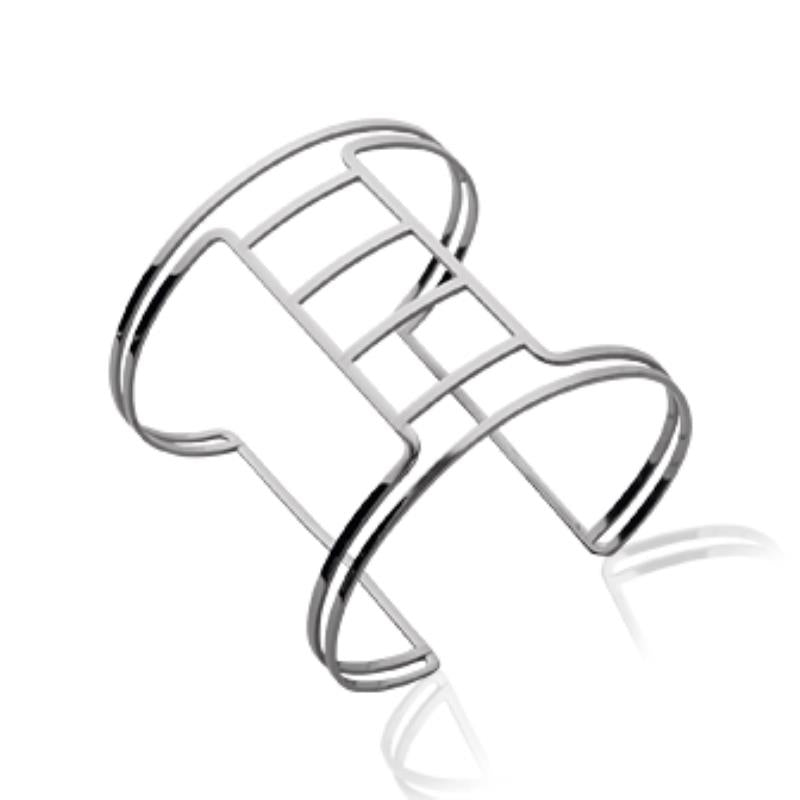 Coque de Nacre Bracelet jonc acier 310738