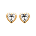 Coque de Nacre Puces d'oreilles plaqué or 23081910