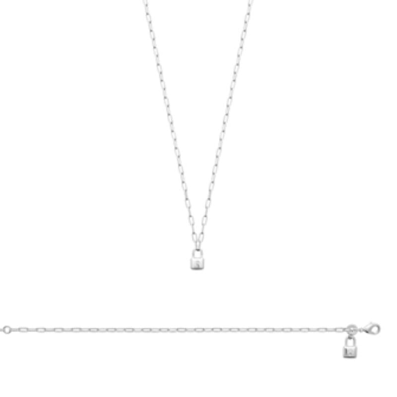 Coque de Nacre Collier argent 873529
